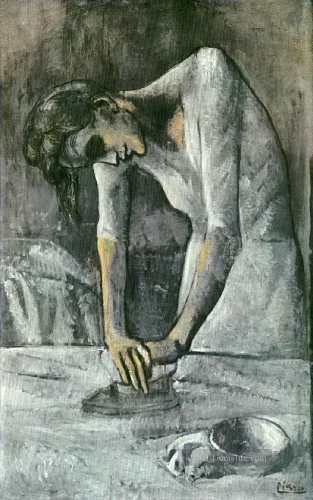 Frau Bügeln 1904 kubist Pablo Picasso Ölgemälde
